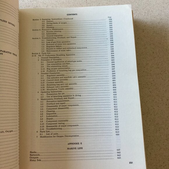 U.S. Navy Diving Manual 1970 Navships Vintage Piece of History - Picture 11 of 15